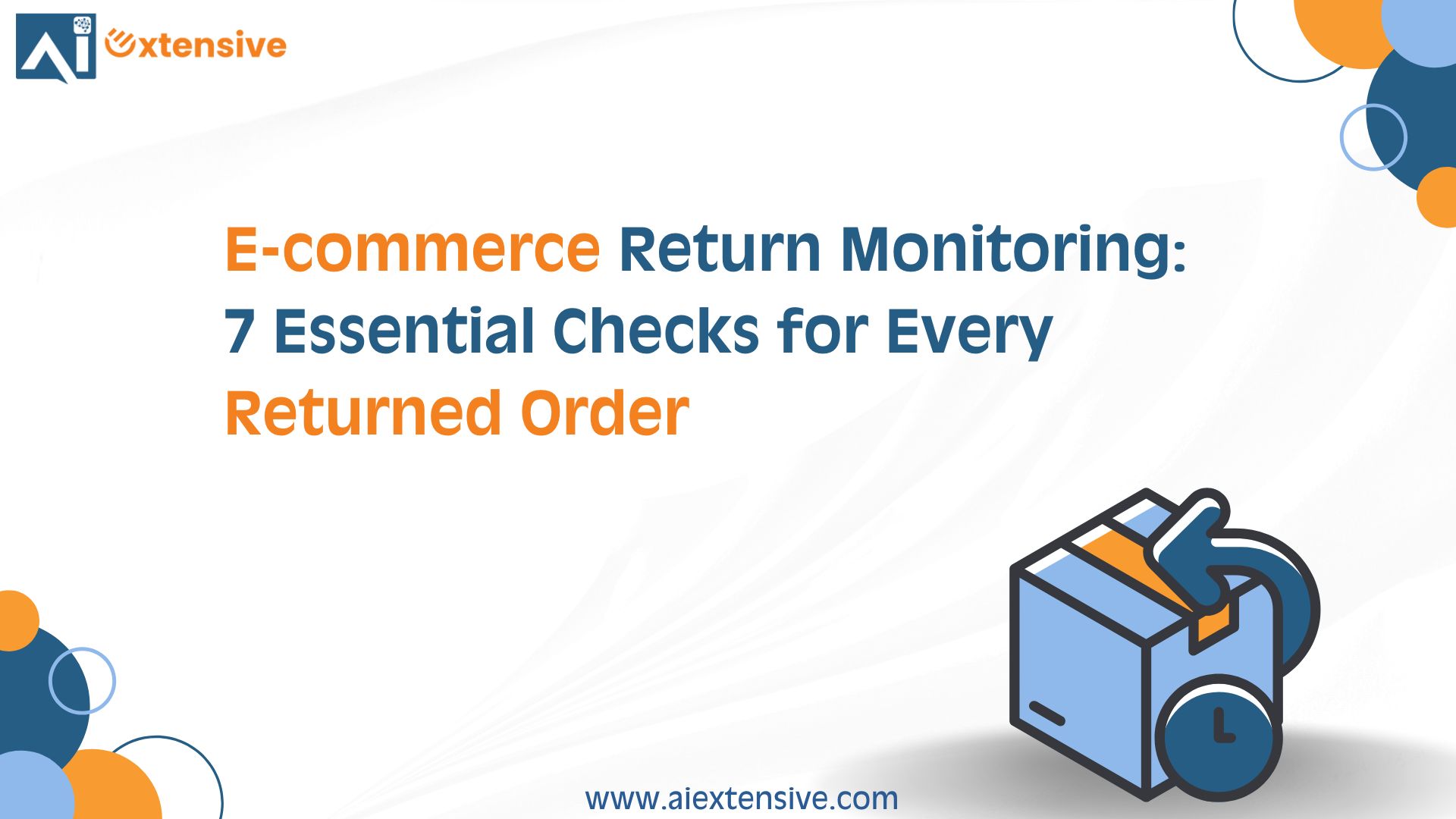 E-commerce Return Monitoring.